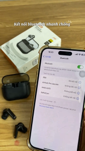 Tai Nghe Bluetooth S60 - Tai Nghe Không Dây Cao Cấp – Âm Thanh Chất Lượng Cao Pin Khỏe Kết Nối Tự Động Khi Mở Nắp - Bảo Hành Lỗi 1 Đổi 1