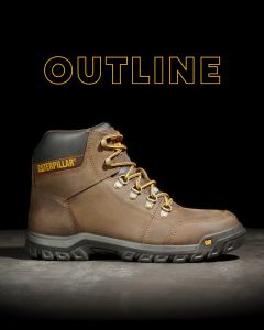 CATERPILLAR รองเท้าเซฟตี้ Outline Steel Toe Seal Brown P720996