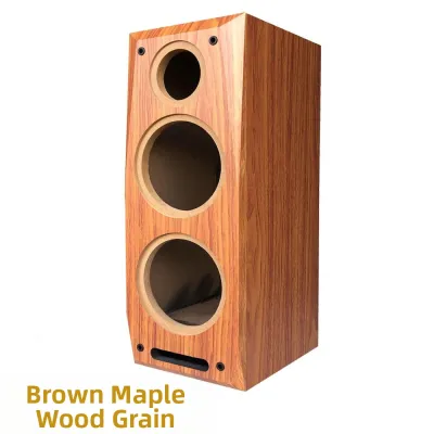 YIHI | Walnut Wood Veneer Maze-type Wooden Speaker Box