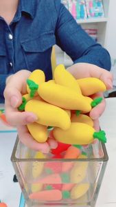Oversized Eraser Big Mac 3d Modeling Fruit Eraser Childrens Cute Art Learning Stationery Creative