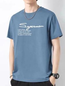 Áo Thun Cotton Cổ Tròn in Họa Tiết Mùa Hè Cho Nam Áo Thun Tay Ngắn Thường Ngày Thoáng Khí Thoải Mái Cho Mọi Mùa