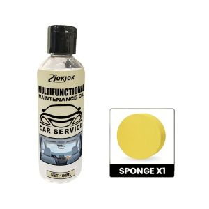 Premium Wax & Care Paste - All-in-One Car Interior & Exterior Polish Dashboard Steering Wheel Plastic Parts - Fast-Dry