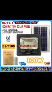 BOSCA Solar Flood Light Led Outdoor Flood Lights Street Lamp BS-T100 100W IP67 Solar Panel 10W/6V Waterproof With Remote