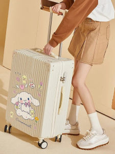 Durable 26-Inch Luggage Bag Womens Travel Suitcase 20-Inch Male Students High School Students Large Capacity Leather Box