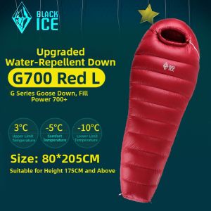 BLACK ICE | Thermal Insulated Goose Down Sleeping Bag