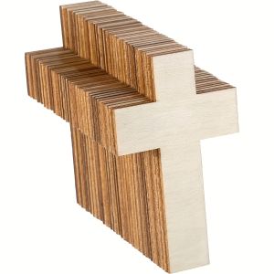 10 Chiếc Hình Chữ Thập Trống Gỗ Cutouts Chưa Hoàn Thành Miếng Gỗ Cho Đồ Trang Trí Dự Án Nghệ Thuật Trang Trí Thẻ Quà Tặng
