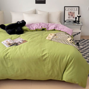 Violet | Simple Dual-color Pure Cotton Duvet Cover