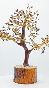 [ Woosilver ]  Cây handmade đá Tourmaline thô tự nhiên bình an và thịnh vượng - MS6