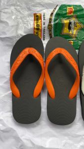 Tông thái lan cá sấu xỏ ngón nam nữ màu phối quai cam và trắng