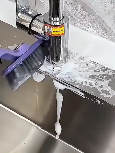 [SG SELLER]Rotatable Multi-Purpose Gap Cleaning Brush for Bathroom Kitchen Home Use Floor Wall Crack Dusting Tool Plastic Handle Head