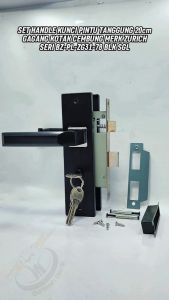 Kunci Pintu Kamar 1Set Ukuran 20cm & Handle Pintu Kamar Ukuran 20cm Model Minimalis Terbaru