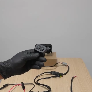 WACA ชุดสายไฟ LED ไร้สาย ไฟสูงต่ำ DC 9-24V 120Watt สายไฟ รีเลย์ สวิตช์ ชุดสายไฟสวิตช์ แอลอีดี LED สำหรับไฟตัดหมอก สปอร์ตไลท์ ไฟออฟโรด 10K3 FSA