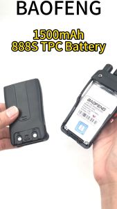 BaoFeng Original Battery BL-1 Walkie Talkie BF-888S Extended Li-ion Battery 1500mAh Type-C Charging For 666S/777S/888S Battery Walkie Talkie COD