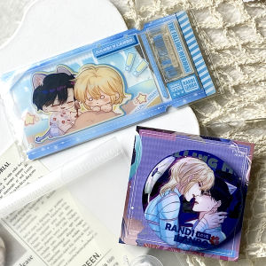 Limited Edition Reflective Mermaid Fallen Pin Instant Photo Postcard Dream Night Anime Show Exclusive Collectible Badge