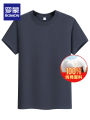Lormen Men's Fashion round Neck Short Sleeve T-Shirt Pure Cotton Lightweight Loose Summer Top Antibacterial 7A Youth Casual. 