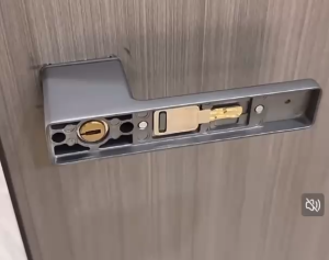 Magnetic Bedroom Door Lock | Minimalist Black Door Lock | Indoor Lock | Invisible Door Lock Handle