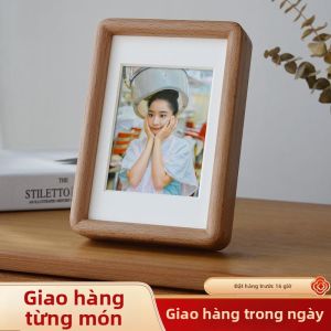 Mortise and Tenon Structure Solid Beech Wooden Photo Frame