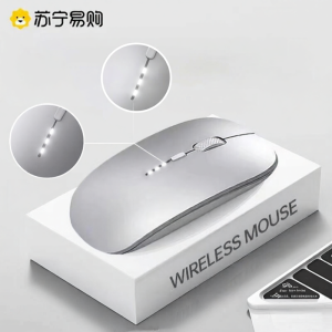 เมาส์ไร้สาย Bluetooth ไร้เสียง สำหรับโน้ตบุ๊ก ชาร์จไฟได้ ใช้ได้สำหรับทั้งชายและหญิง เหมาะกับ Dell Lenovo Xiaomi