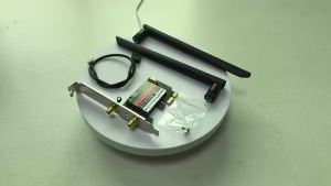 Kebidumei | KEBIDUMEI AC1200 PCIe WiFi Card Bluetooth 4.2 Network Adapter with 8DB antenna 2.4G/5GHz 1200/300Mbps Wireless Card for Win11/10