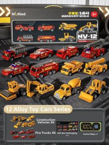 NUKied | Alloy Construction Fire Truck Toy Car for Boys