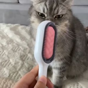 Sunday Alice Pet Wet Wipes Comb Cat Grooming Comb Hair Fur Removal Massage Brush Spa Comb For Dog Cat Grooming