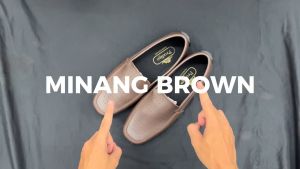 Prodigo * Sepatu Pria Minang Brown | Sepatu Formal | Casual | Sepatu Slip On | Terbaru