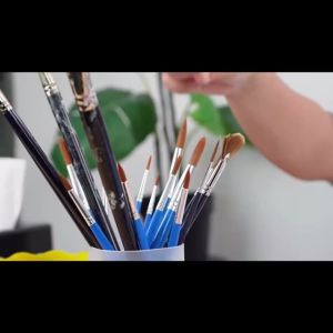 พู่กันกลม i-Paint เบอร์ 0/S l พู่กันไลเนอร์ l พู่กันสีน้ำ ซากุระ