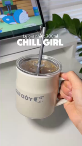 Ly giữ nhiệt Chill Guy có quai 700ml Tân Lập Thành Sản phẩm chất lượng nhà nhà thịnh vượng