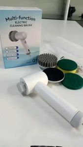 Toilet Scrubber/6in1 Sikat Pembersih Listrik Sikat Pembersih Elektrik Tanpa Kabel Tahan Air portable Shower Lantai Kamar Mandi scrubber