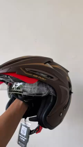 Helm JPX Supreme Double Visor Half Face SNI ORI Pria Wanita All Color