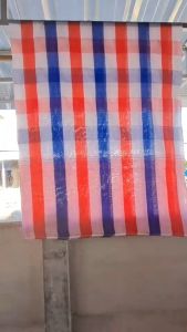 ผ้าขาวม้าทอมือใช้คาดเอว เช็ดตัว ผ้าพันคอ ลายตารางหมากรุกสีธงชาติ ขนาด 90x150 CM. สีไม่ตก ซักง่าย แห้งไว