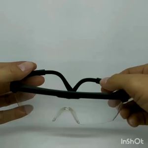 Kacamata Safety Bening Pelindung Eye Glasess Kaca Mata Pengaman Proyek Kerja Anti UV Portable Serbaguna