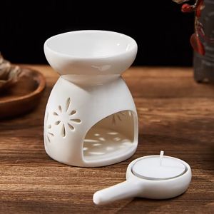 Tungku Aromaterapi Keramik Bakar Lilin EO Aroma Terapi Candle Burner Essential Oil Aromatherapy Burner Ceramic