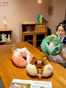 Gối chữ U chống mỏi cổ nhiều màu cute LILA GUOA988