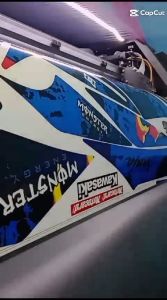 Stiker Striping MX King 150 Grafis Variasi 024