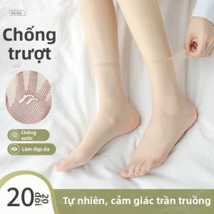 Scotch-Brite | Non-slip Sheer Durable Seamless Invisible Crystal Short Socks