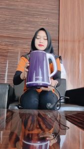 Advance AK182 Teko Listrik Pemanas Air / Kettle Elektrik Stainless Steel 2 Liter - FREE ONGKIR