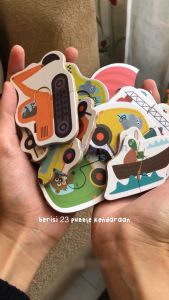 Treehole Puzzle Kayu 3+ Tahun Eco Friendly Matching Jigsaw Mainan Anak MG14