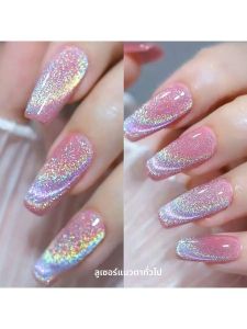 1pcs 15ml ฤดูใบไม้ผลิ-ฤดูร้อนสีชมพู Peach Blossom Cat Eye GEL - 2025 ขายร้อนไวท์เทนนิ่งน้ําแข็งโปร่งใสทั้งหมดตรงกับเล็บเจล