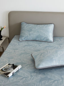 High-End Iceland Silk Cooling Mat Three-Piece Set Bed Canopy Style Summer Cool Feeling Soft Mat Air Conditioner Cover Home Use 1.8m