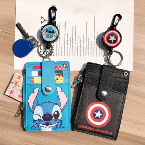 clu Korean Student Wallet Card Holder Multifunctional Bus Telescopic Card Holder ulc