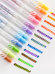 Creative Magic Color Changing Pen Color Double-Headed Color Stacking Fluorescent Pen Kids Watercolor Color Mark Key Point Marker