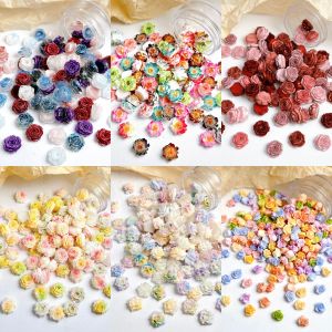 30 Món Trang Trí Móng Tay Nhựa Màu Macaron Hoa Mềm Nhũ Lấp Lánh Hoa Sen Hoa Hồng Hoa Trà Trang Trí Móng Tay Lấp Lánh Mơ Mộng Dùng Cho Làm Móng Tự Làm