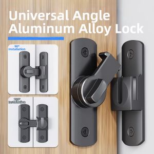 Drill-Free Security Water-Resistant Door Lock