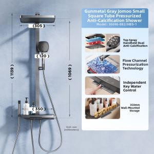 JOMOO | Pressurized De-scale Brass Wall-mounted Instant-off Shower