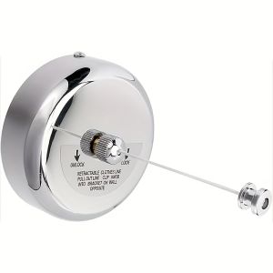 Retractable Stainless Steel Clothesline 1PC Strong Wall Mounted Laundry Line for Indoor Use Space Saving Drying Rack for Home