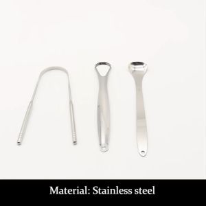 IRhea Stainless Steel U-Shaped Cleaning Tongue Moss Scraper Oral Care