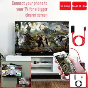 สายเชื่อมต่อหน้าจอมือถือและแท็บเล็ตเข้าทีวี แบบ4 K