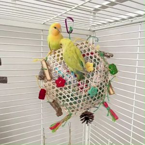 🇸🇬 Parrot Colorful Shredding Paper Toy Bird Cage Decor Shredders for Lovebirds and Conures