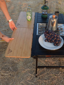 Areffa Outdoor Camping Folding Table Extension Board Egg Roll Table IGT Table Portable Extension Board Picnic